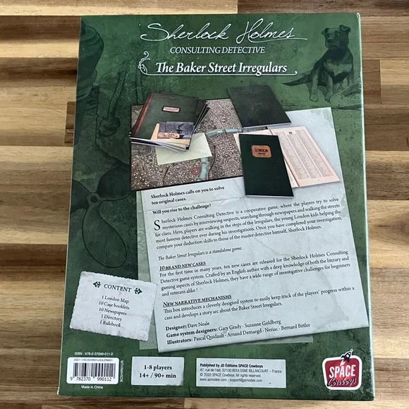 Sherlock Holmes Consulting Detective Board Game - The Baker Street Irregulars - Picture 3 of 8